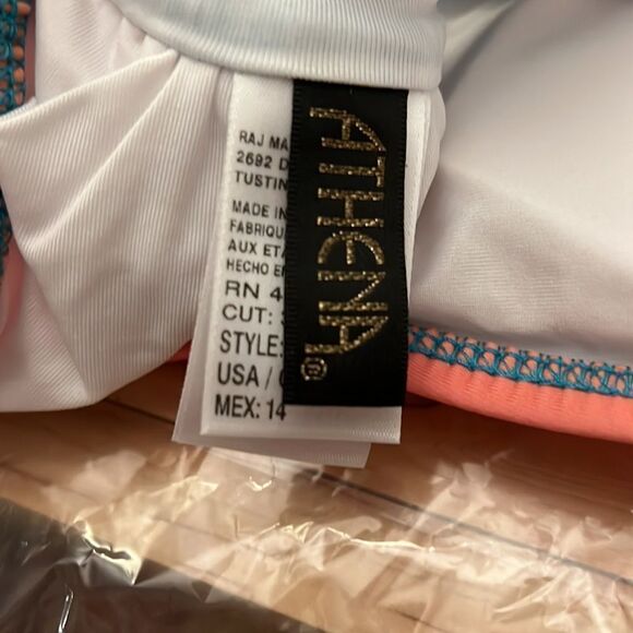 Athena Standard Wide Strap Bandeau Swimsuit Bikini Top - Picture 6 of 10